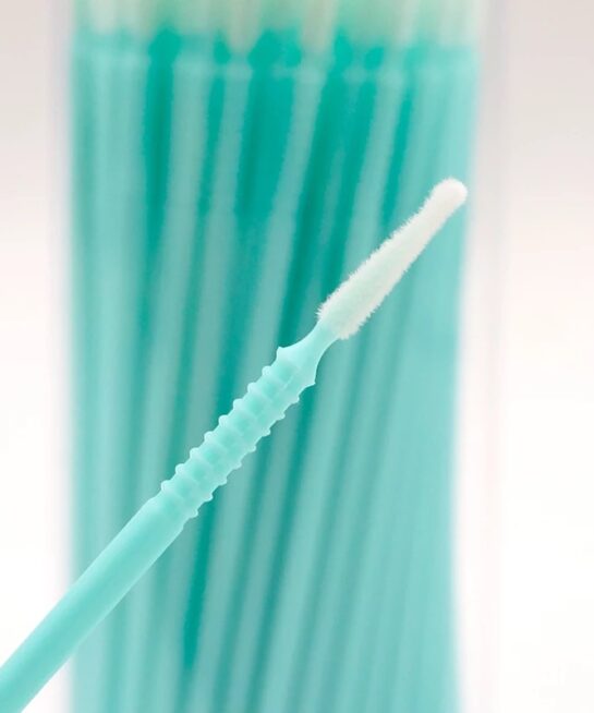 Pika otsaga ühekordsed mikrokiust harjased 100tk