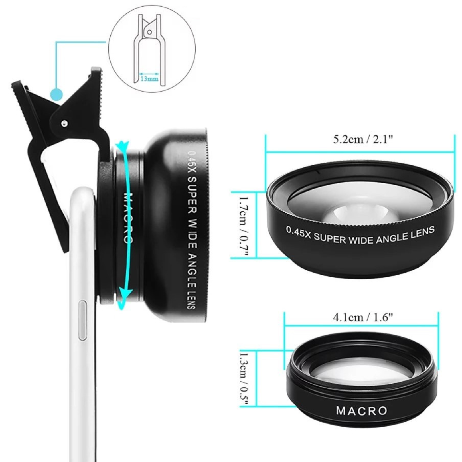 2-funktsiooniline lääts nutitelefonile - Image 3